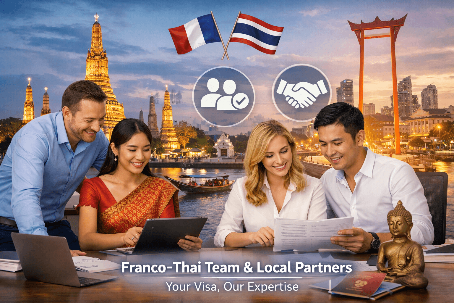 Franco-Thai Team & Local Partners — Siam Visa Pro Bangkok