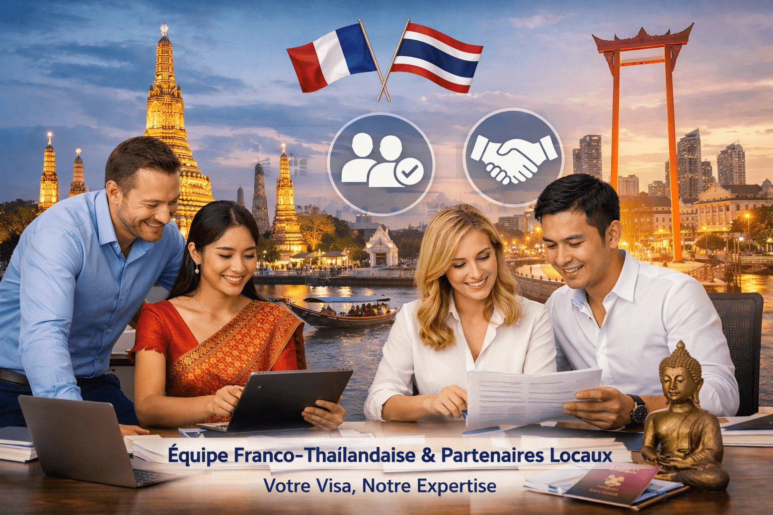 Franco-Thai Team & Local Partners — Siam Visa Pro Bangkok