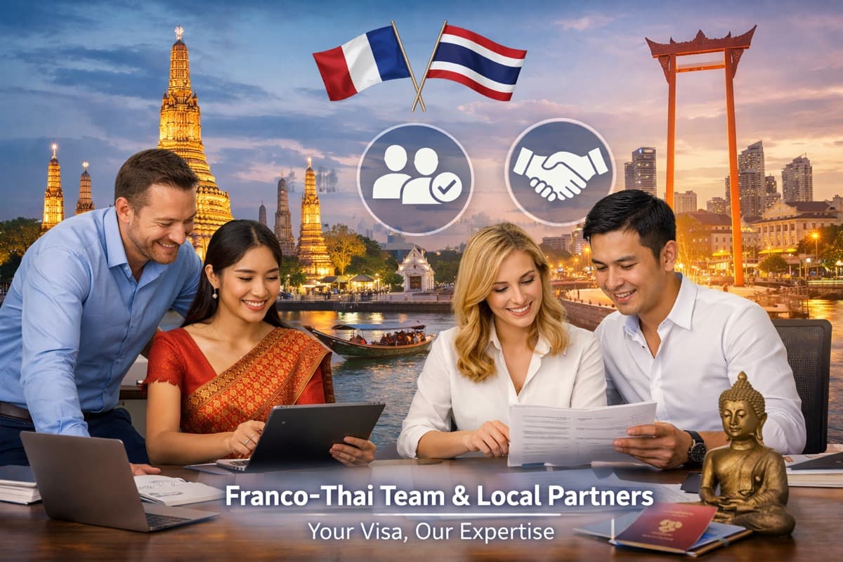 Franco-Thai Team & Local Partners — Siam Visa Pro Bangkok